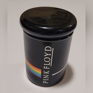 Pink Floyd ~ Dark Side Of The Moon -  Glass Stash Jar With Vac Seal Lid
